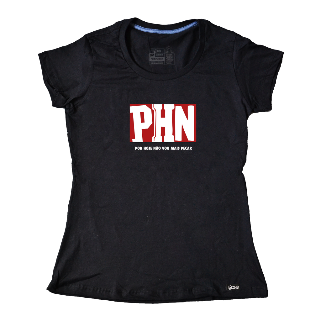 Baby Look Coleção PHN - Preto ref 3255
