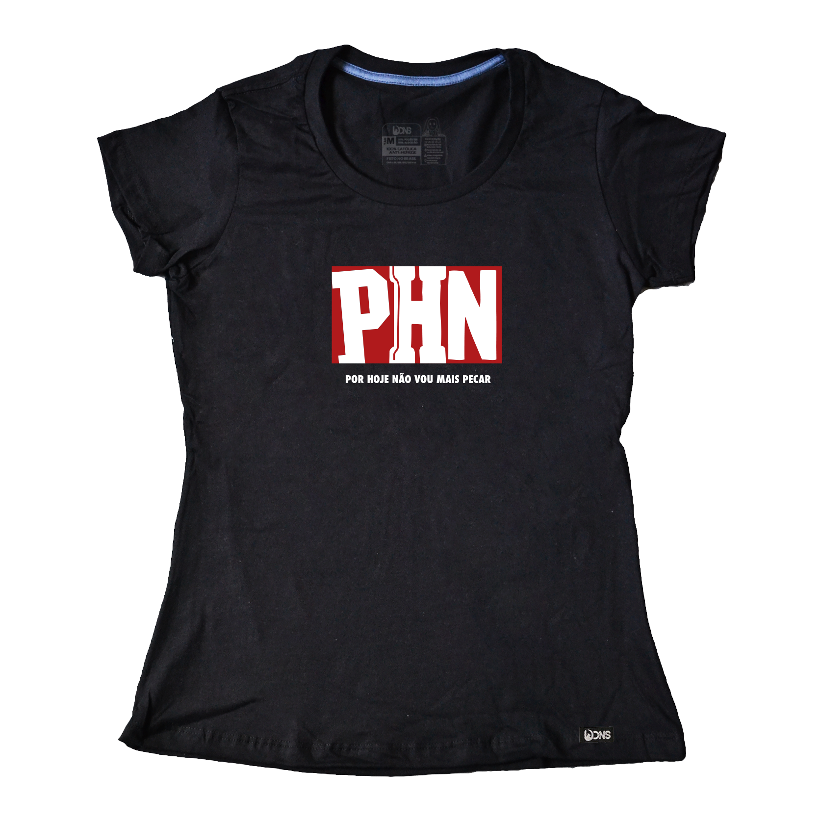 Baby Look Coleção PHN - Preto ref 3255