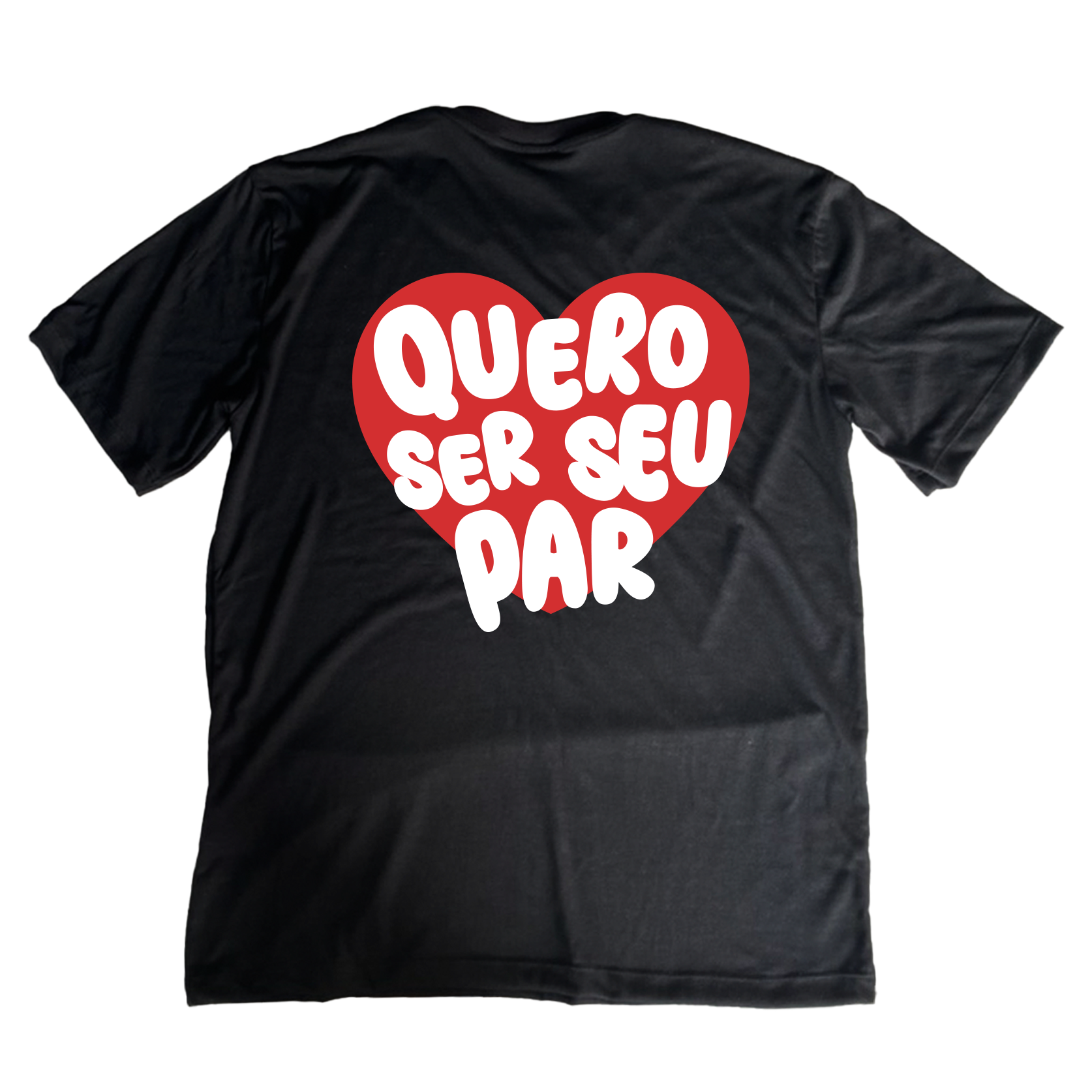 Camiseta Oversized Casal - Por onde eu for, quero ser seu par ref 3240