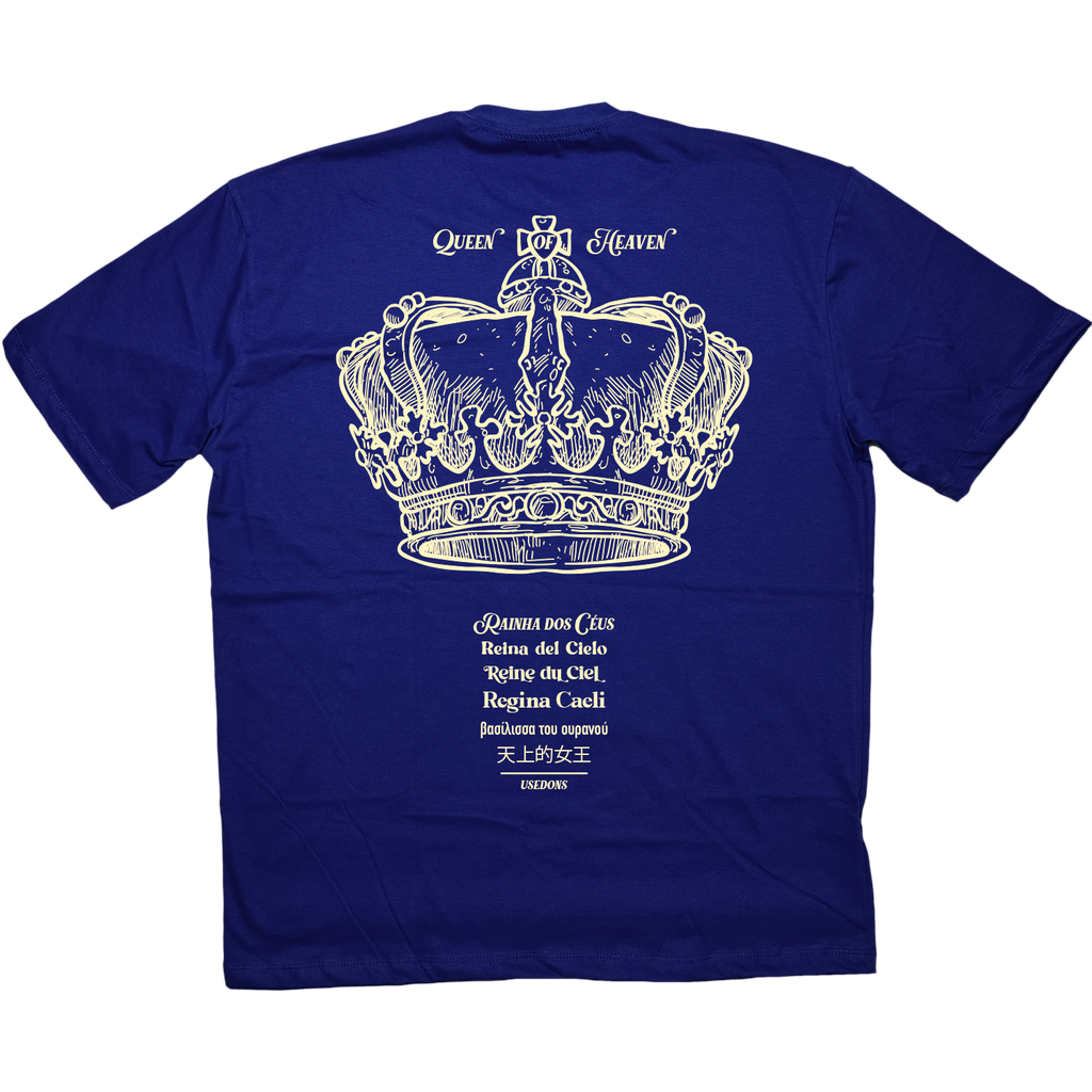 Camiseta Oversized Rainha dos Céus - Azul ref 3199