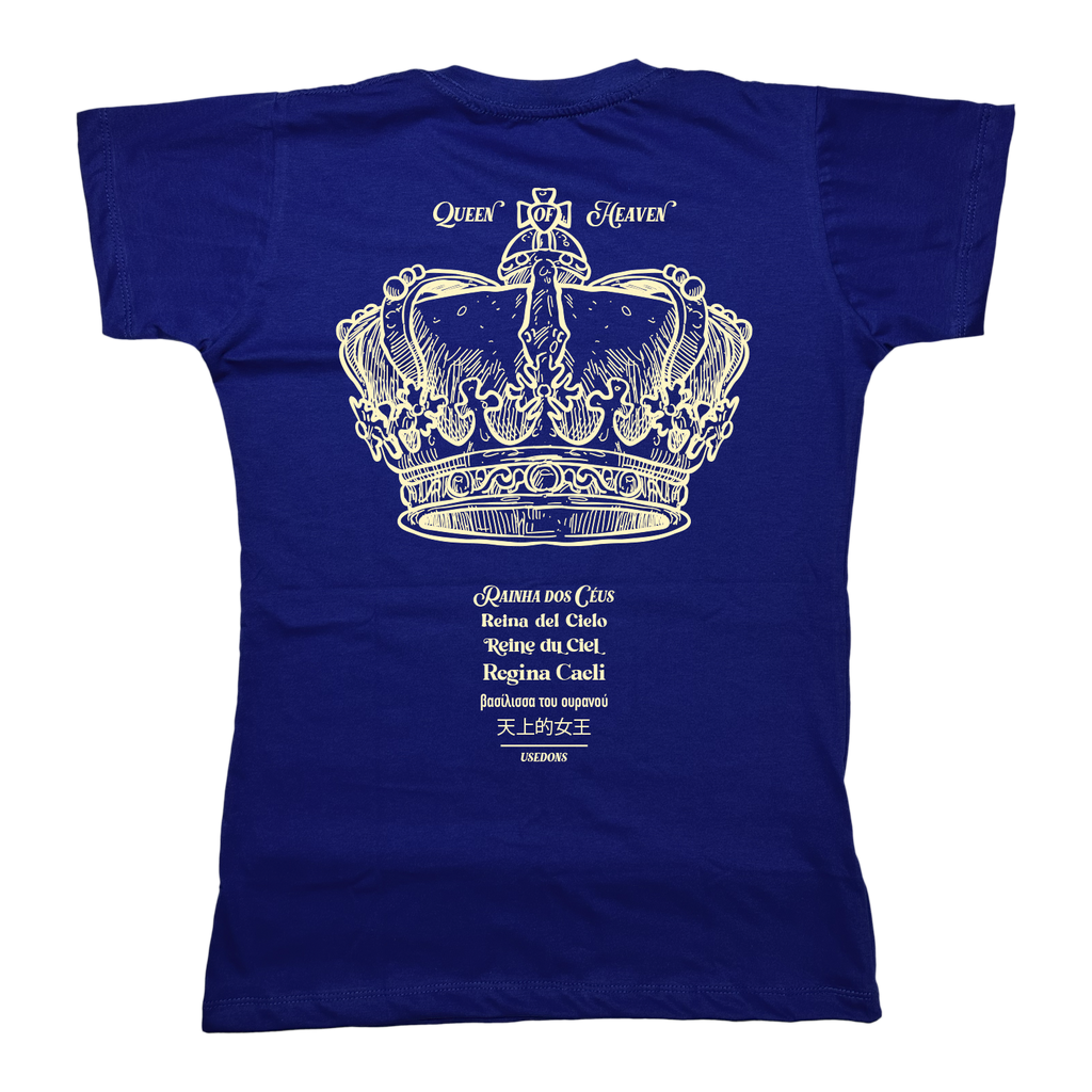 Baby Look Rainha dos Céus - Azul ref 3199