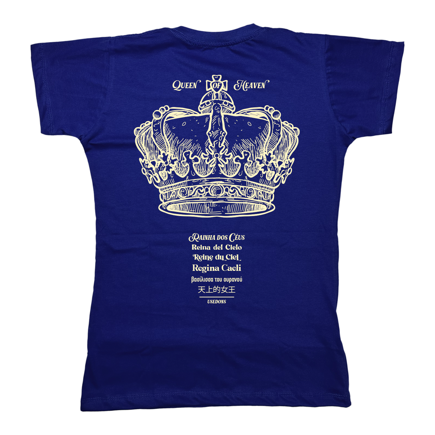 Baby Look Rainha dos Céus - Azul ref 3199
