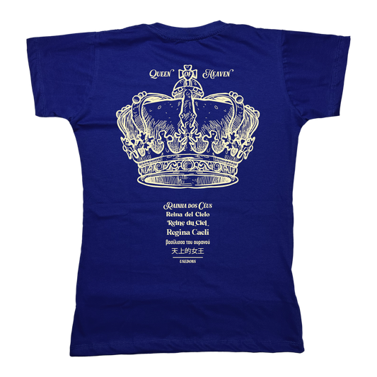Baby Look Rainha dos Céus - Azul ref 3199