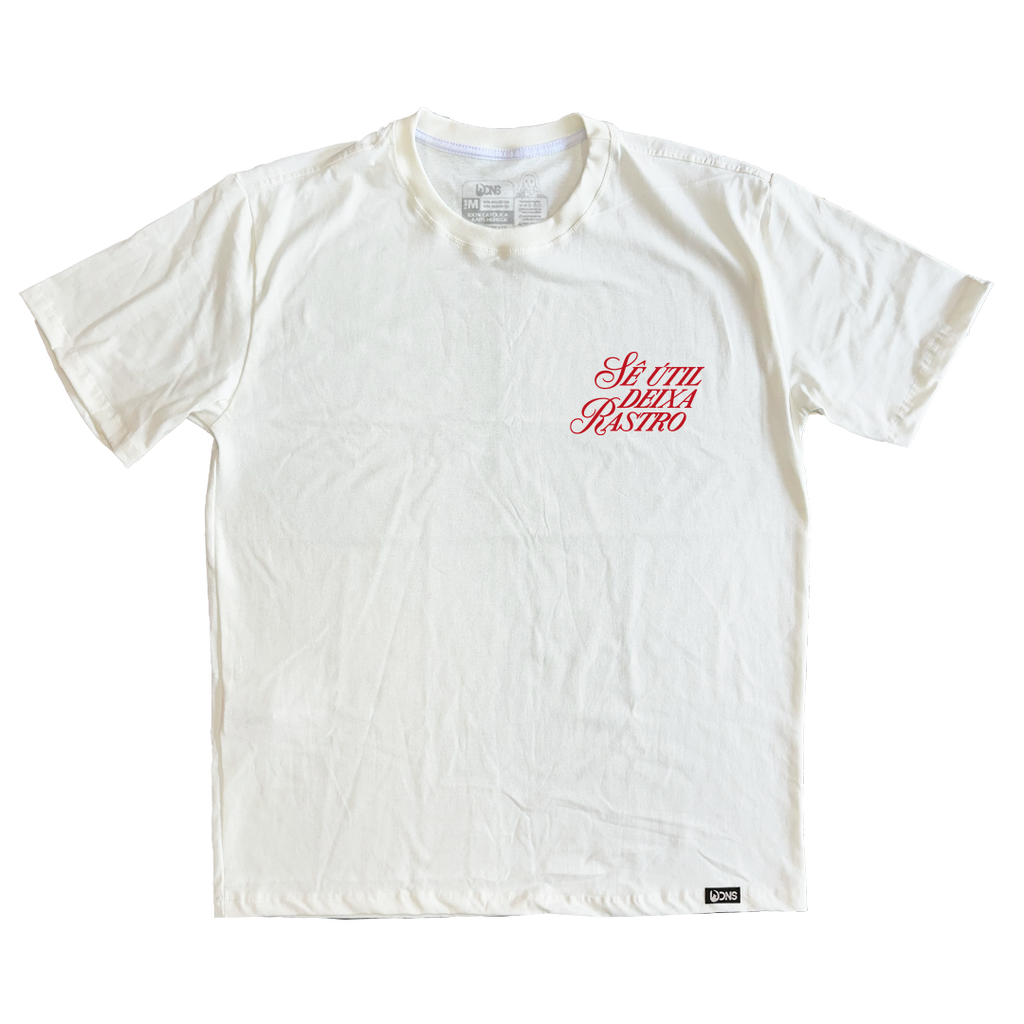 Camiseta Oversized Sê útil deixa Rastro ref 3241
