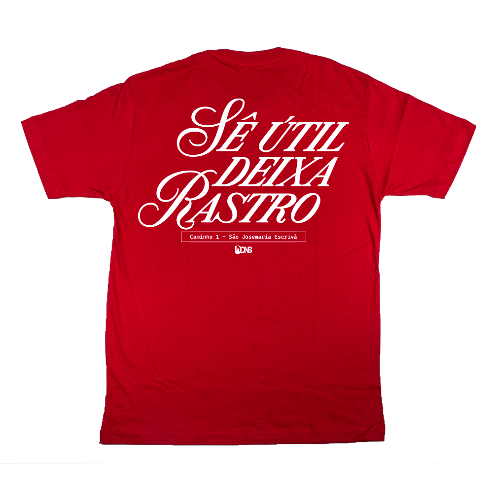 Camiseta Oversized Sê útil deixa Rastro ref 3241