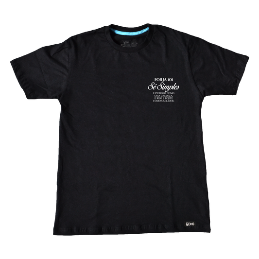 Camiseta Sê Simples - São Josemaria Escrivá - Preto ref 3234