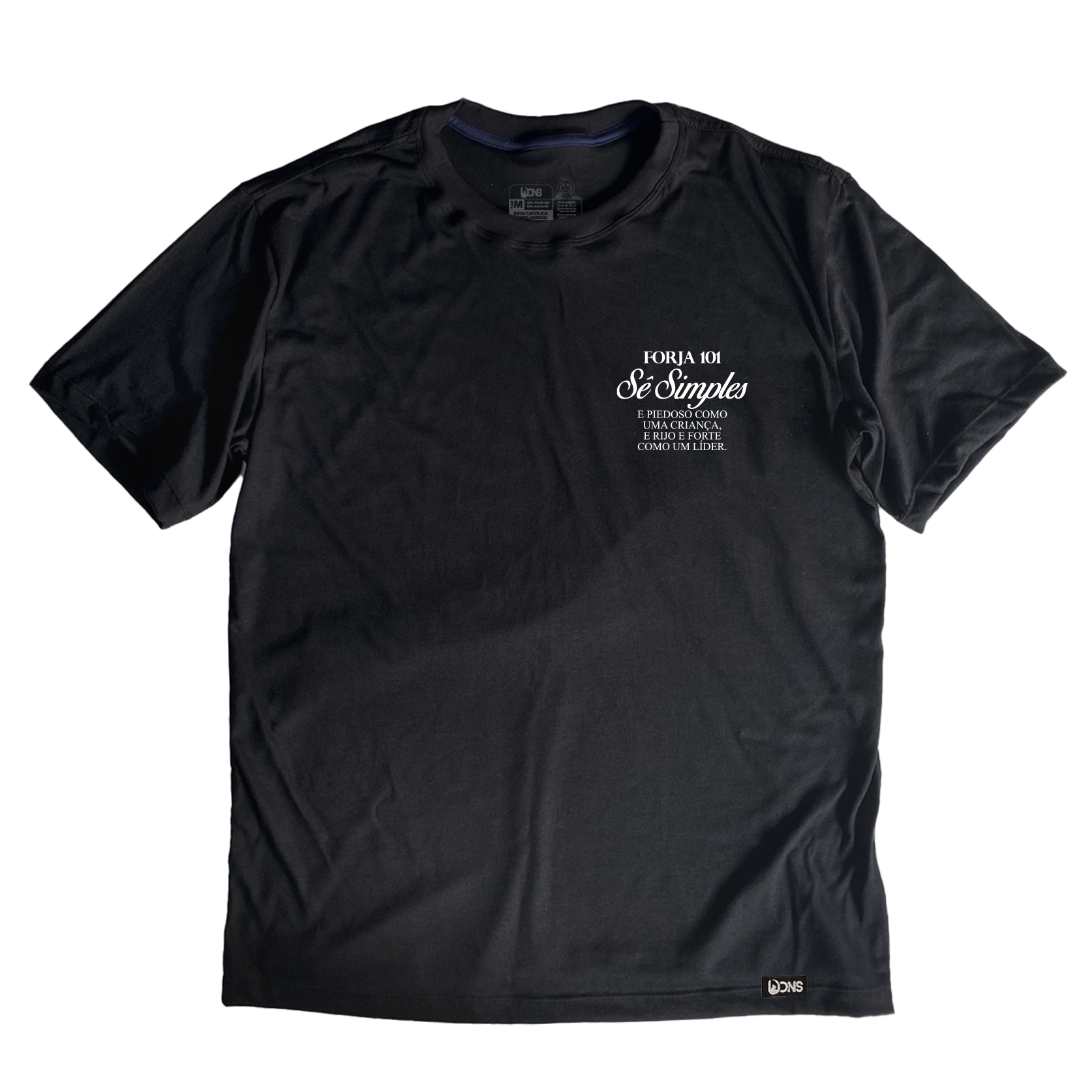 Camiseta Oversized Sê Simples - São Josemaria Escrivá - Preto ref 3234