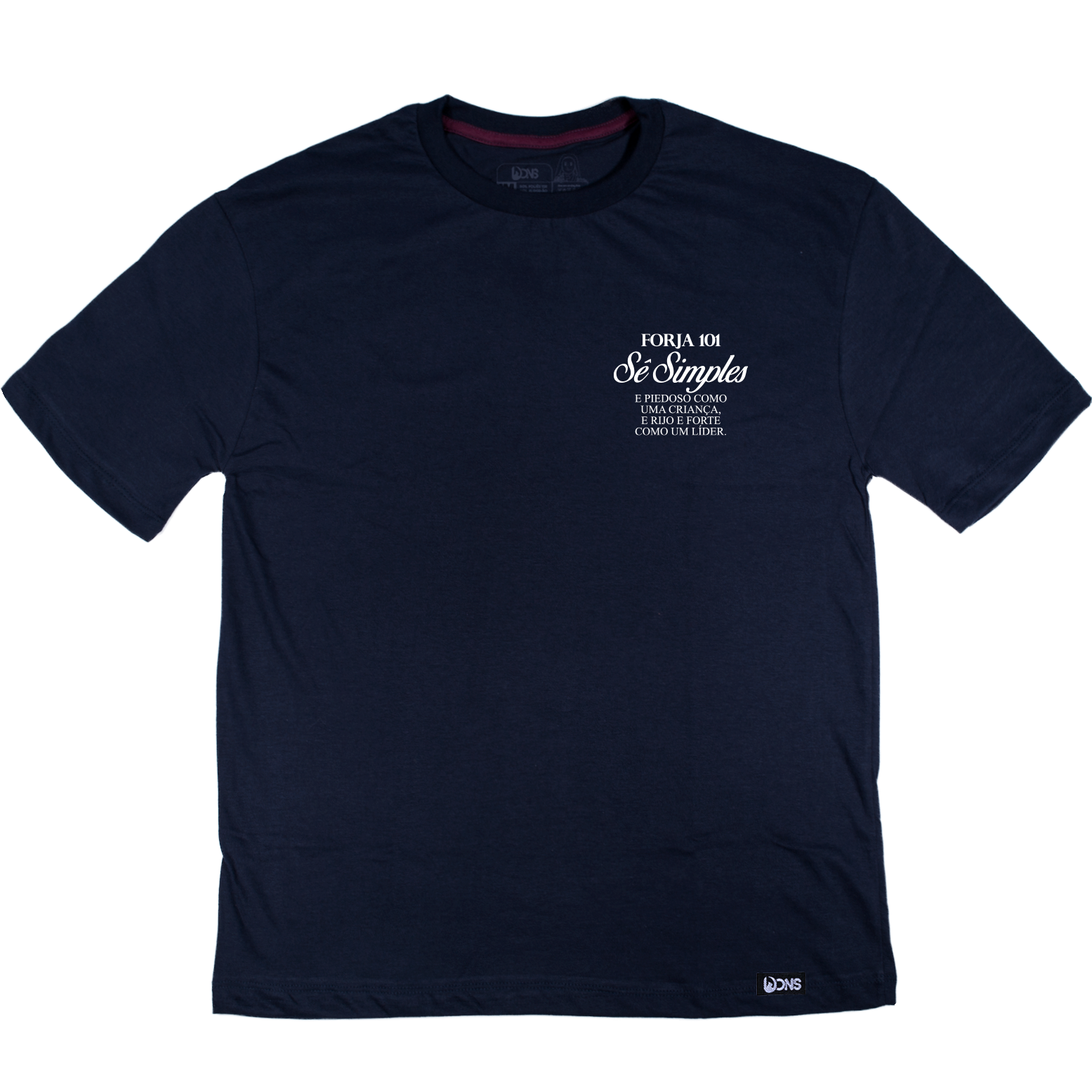 Camiseta Oversized Sê Simples - São Josemaria Escrivá - Azul Marinho ref 3234