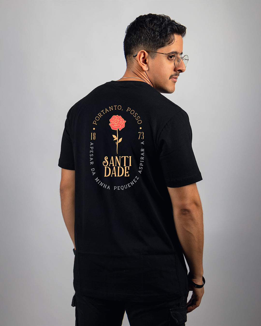 Camiseta Oversized Santa Terezinha Retrô - ref 3248