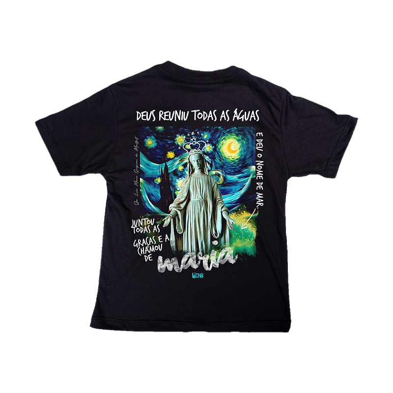 Camiseta Infantil Deus Juntou todas a Graças ref290   Lançamento