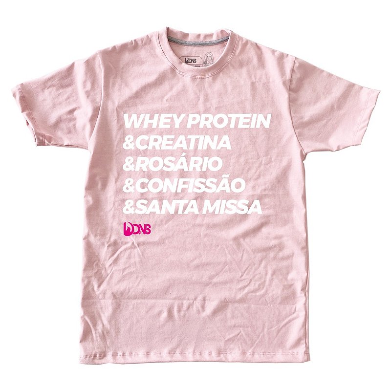 Camiseta Whey, Confissão e Missa ref 260