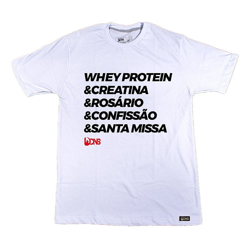Camiseta Whey, Confissão e Missa ref 260