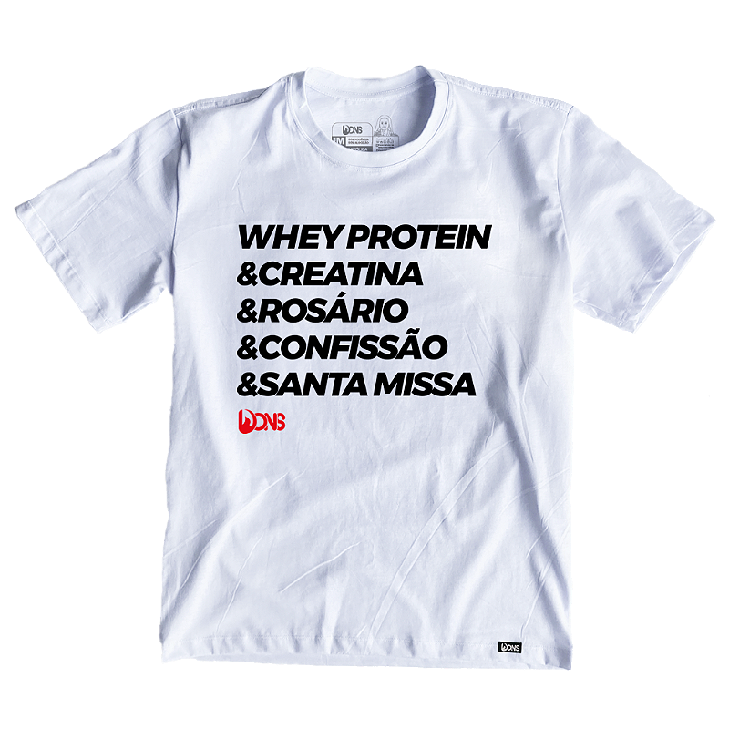 Camiseta Oversized Whey, Confissão e Missa ref 260