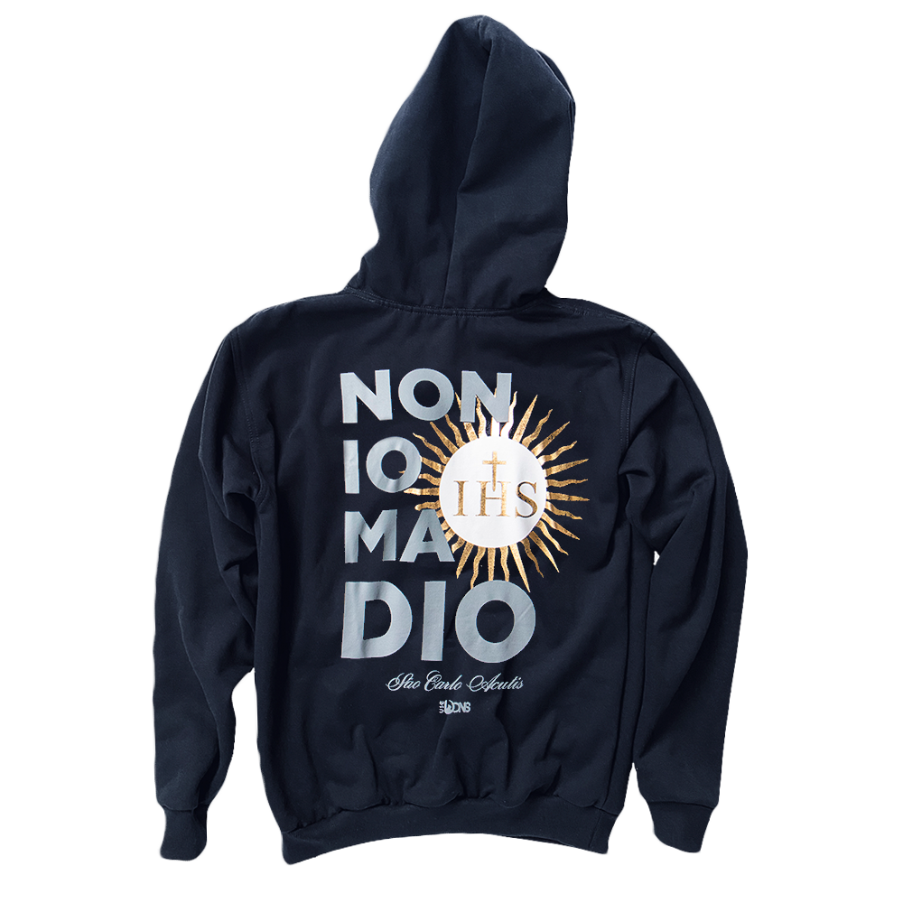 Moletom Não eu, mas Deus - São Carlo Acutis ref 3232