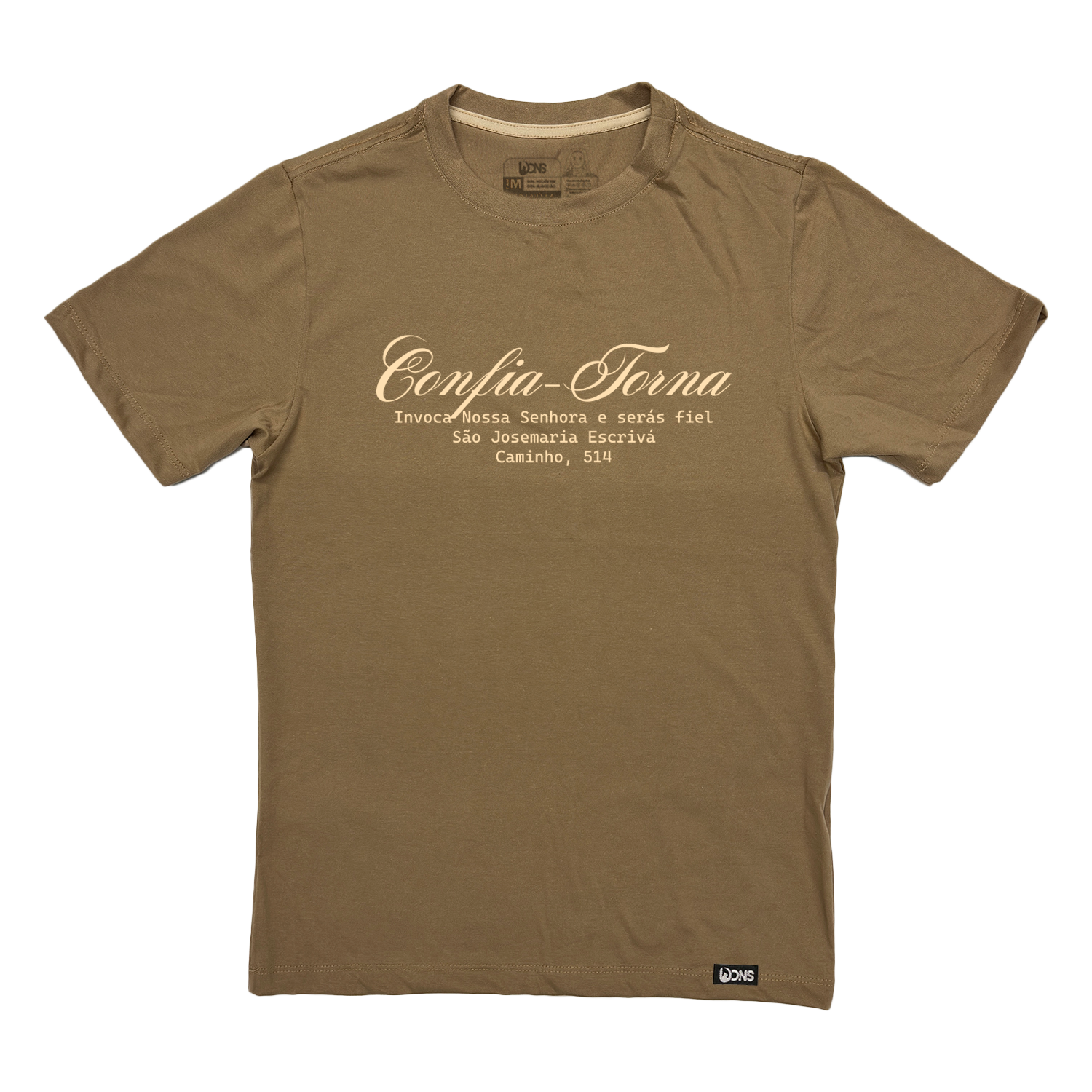 Camiseta Confia, Torna, Invoca - Mocha ref 3233