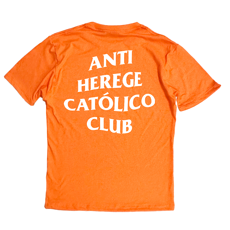 Camiseta Oversized Anti Herege Católico Club ref291 - Lançamento