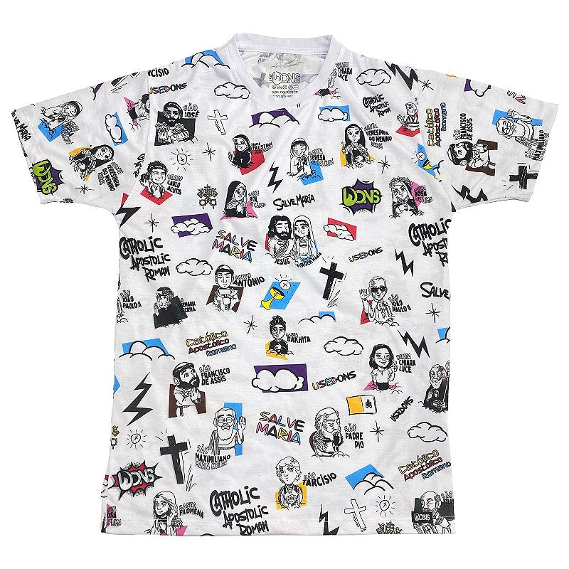 Camiseta Usedons Santos Cartoon