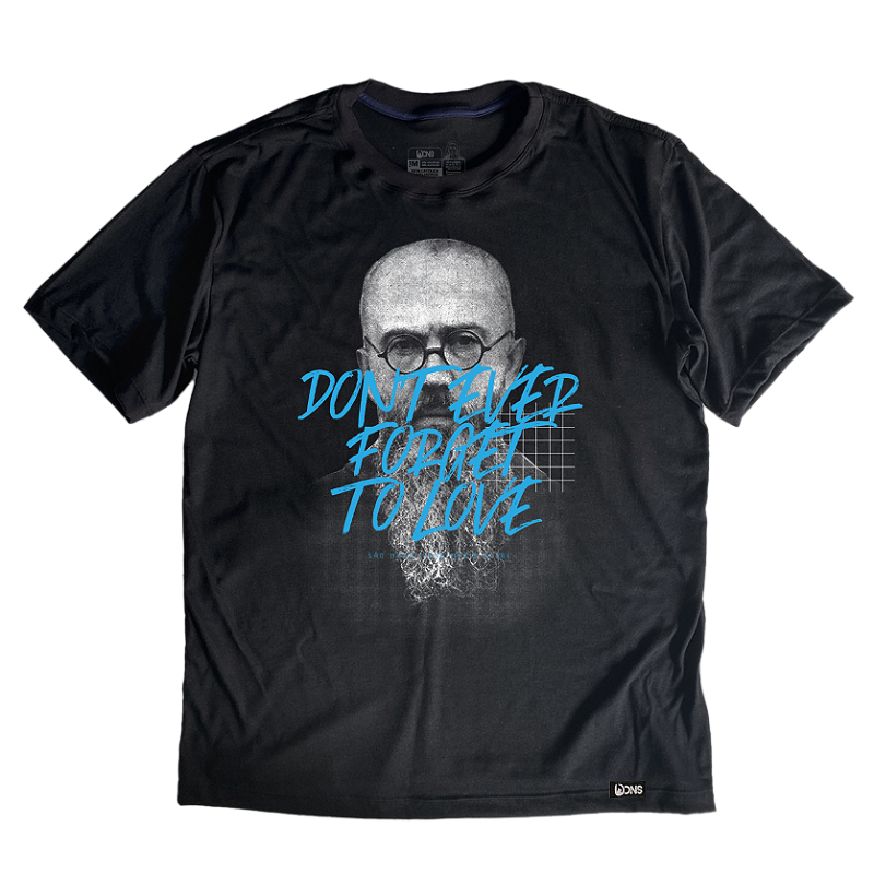 Camiseta Oversized São Maximiliano Kolbe  - Preto ref 3202