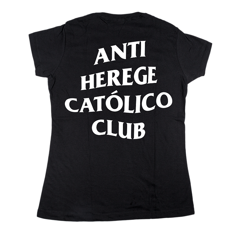 Baby Look Usedons Anti Herege Católico Club  ref291 - Lançamento