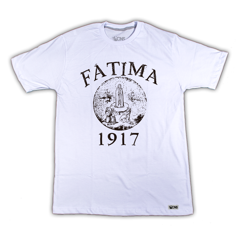 Camiseta Nossa Senhora de Fátima - Branco