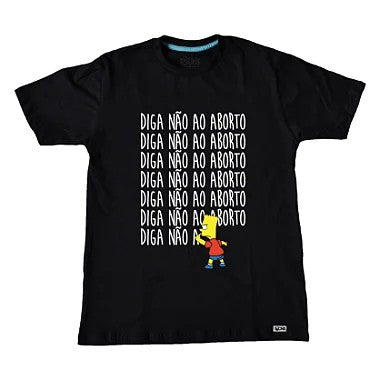 Camiseta Plus Size Diga não ao Aborto ref 121
