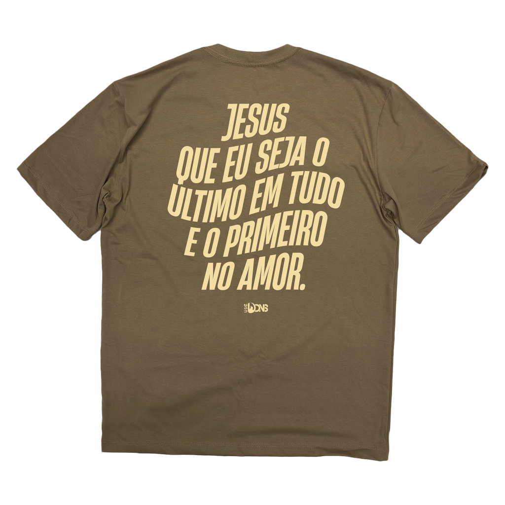 Camiseta Oversized Jesus que eu seja - ref 3235