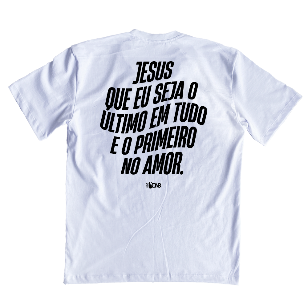 Camiseta Oversized Jesus que eu seja - ref 3235