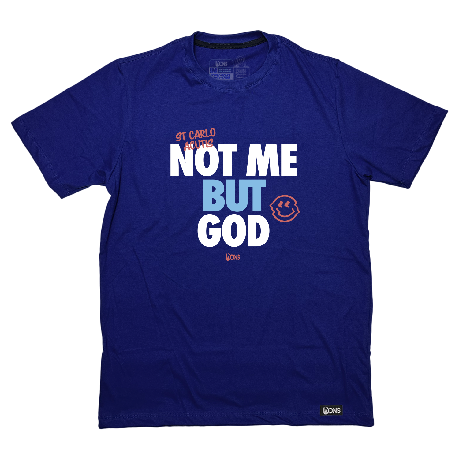 Camiseta Carlo Acutis Não eu, mas Deus - Preto ref 3252