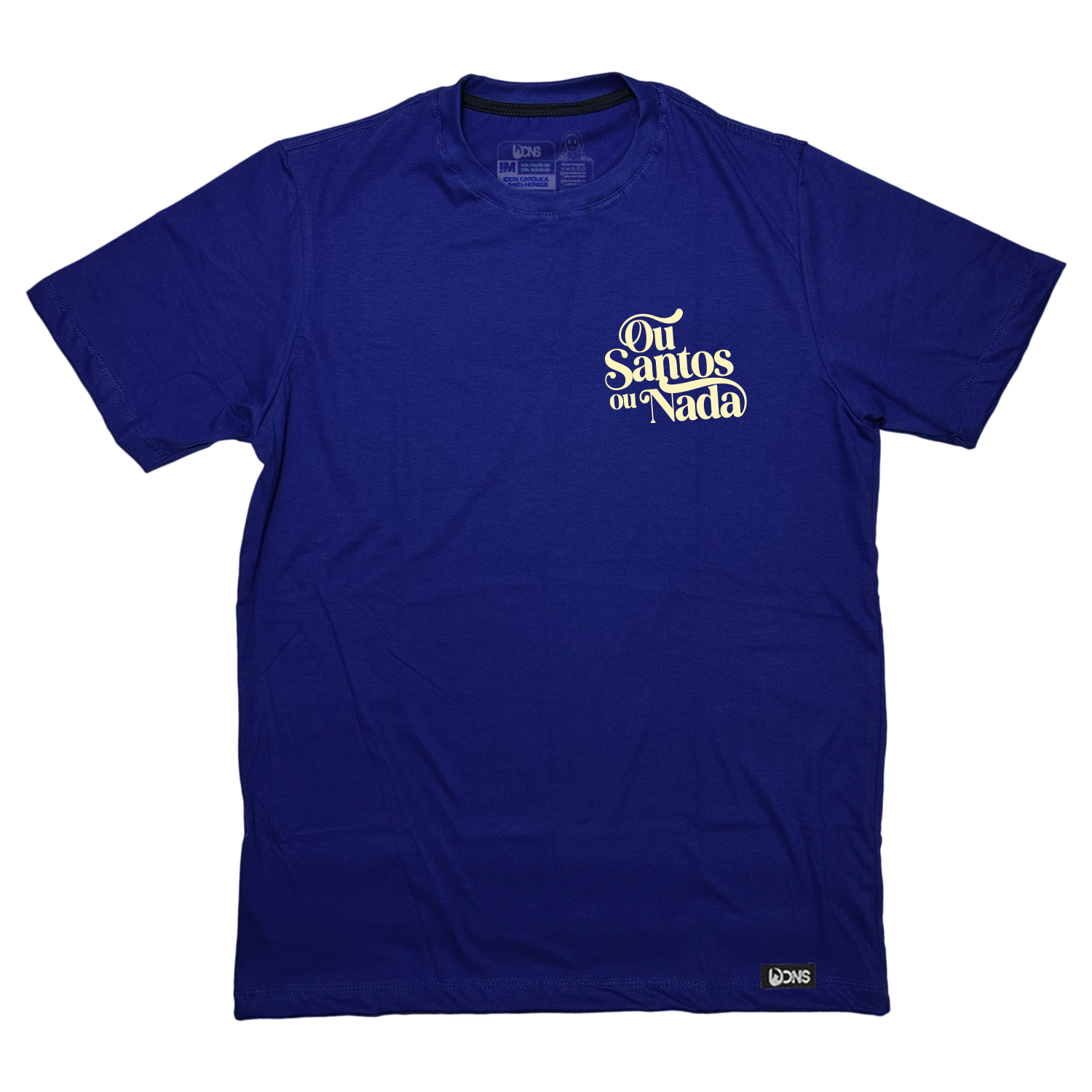 Camiseta Ou Santos ou Nada - Azul ref 3201