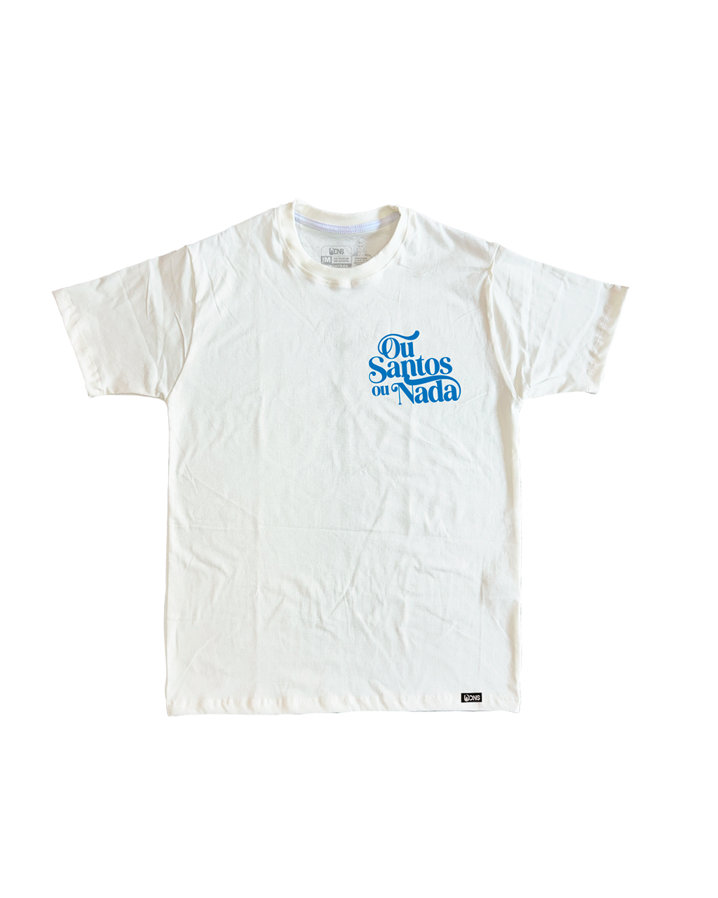Camiseta infantil Ou Santos ou Nada - Off White ref 3201