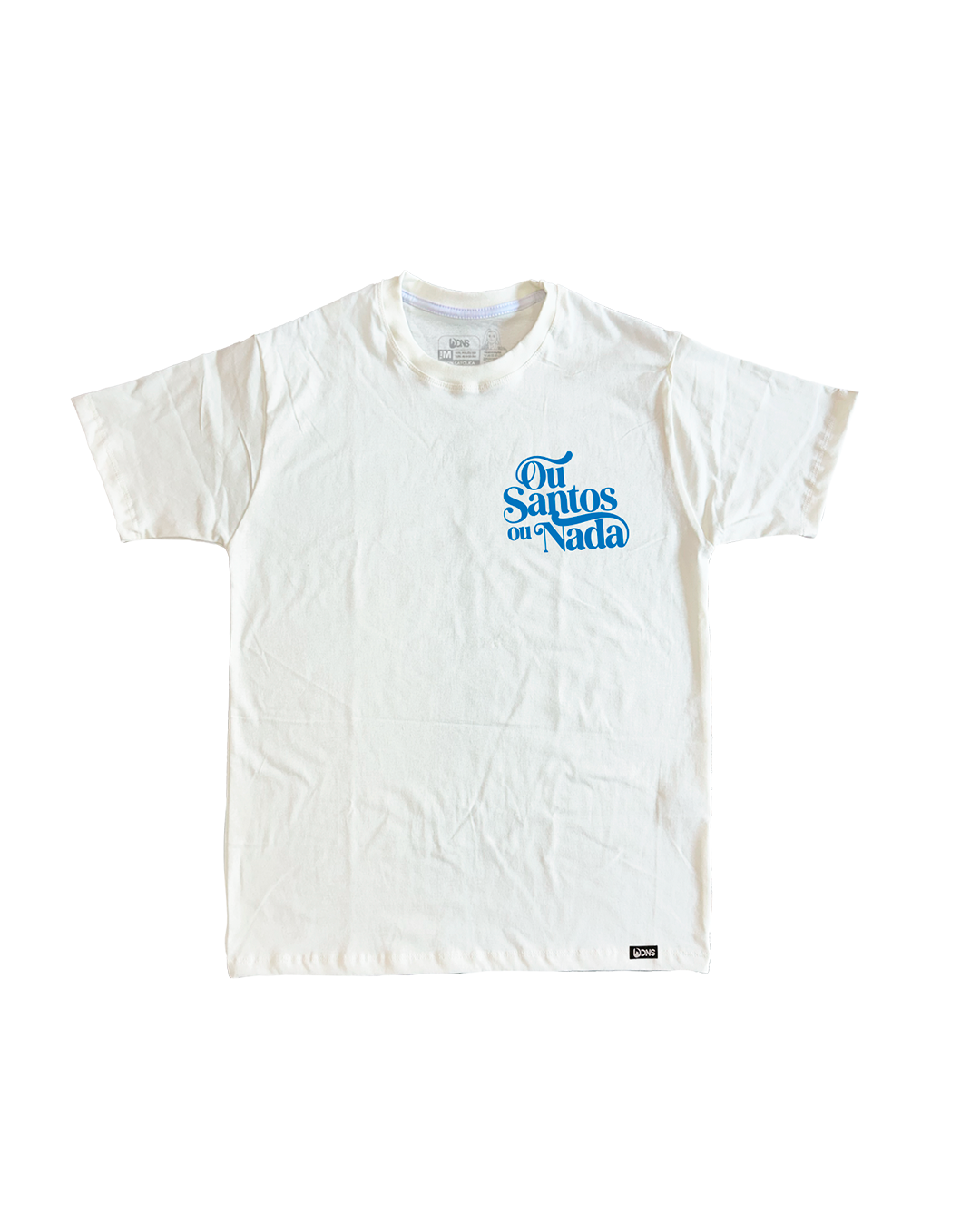 Camiseta infantil Ou Santos ou Nada - Off White ref 3201
