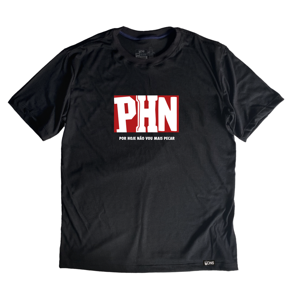 Camiseta Oversized Coleção PHN - Preto ref 3255
