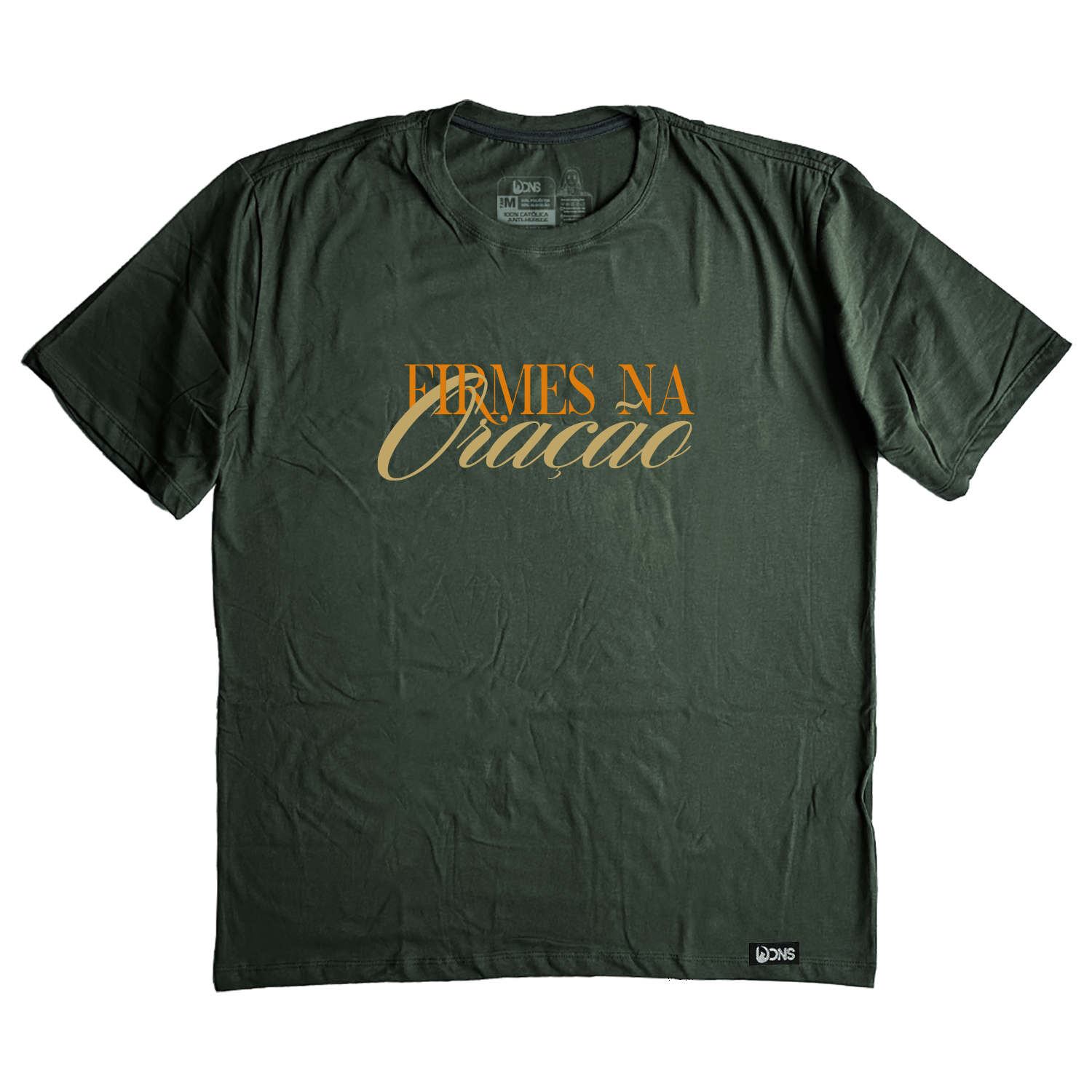 Camiseta Oversized São Miguel - Firmes na Oração - ref 3253